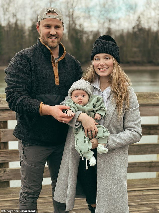 Cheyenne Clearbrook, 24, shared a TikTok video showing how she and her partner Issac, 28, also deaf, use a receiver, baby sensor, bed shaker and monitor to know when their three-month-old daughter is in distress