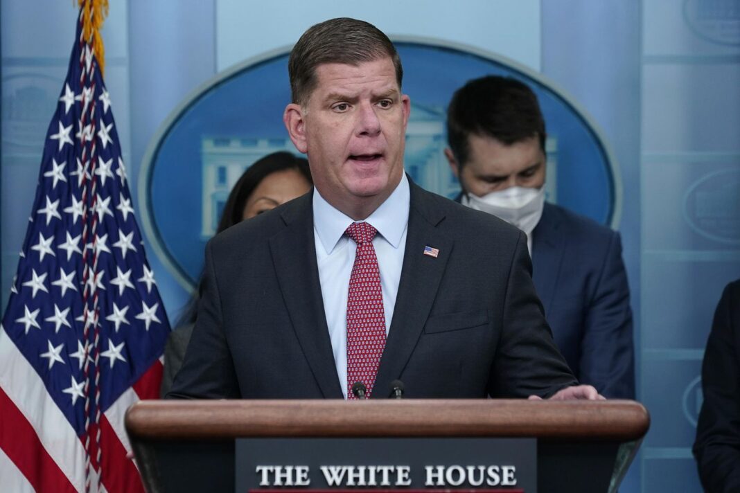 Labor secretary Marty Walsh to depart administration for NHL gig