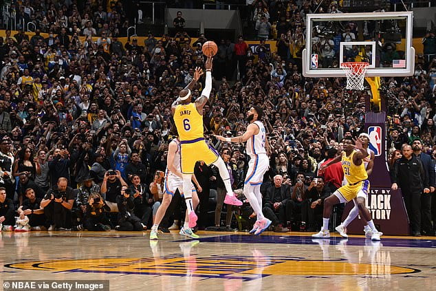 Los Angeles Lakers star LeBron James has become the NBA's all-time leading points scorer