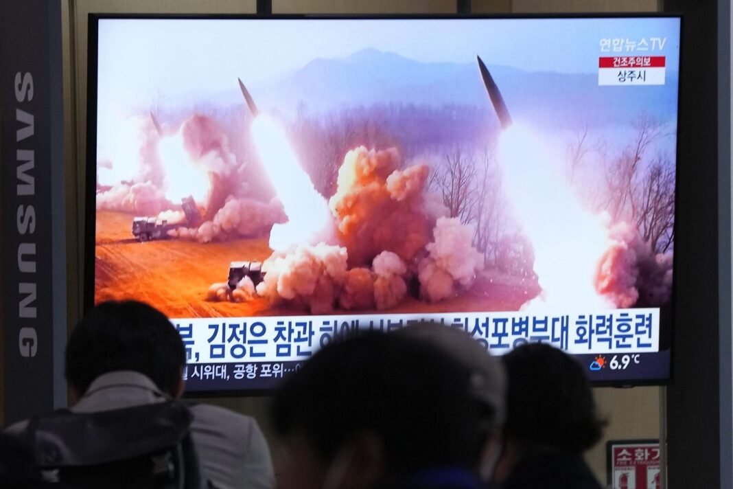 Kim Jong-un supervises North Korean troops simulating attack on South