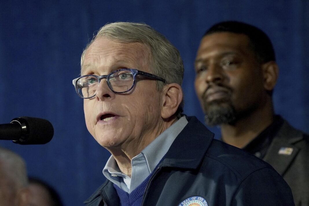 Ohio governor Mike DeWine urges Joe Biden to visit East Palestine after train derailment