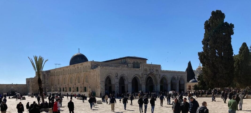 Al-Aqsa Mosque in Jerusalem.