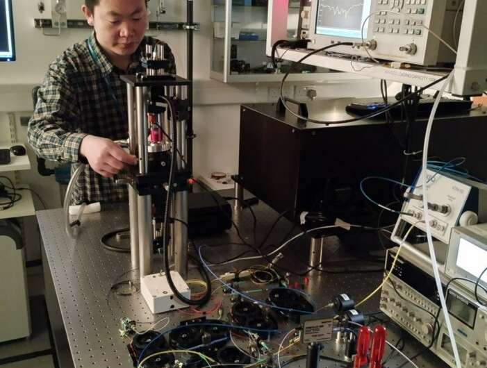 The realization of a continuous time crystal based on a photonic metamaterial