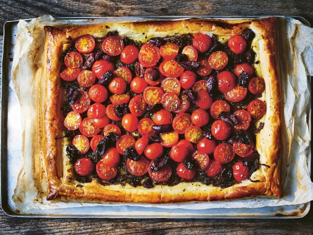 30-minute lunch recipe: Tomato, onion and herb tart