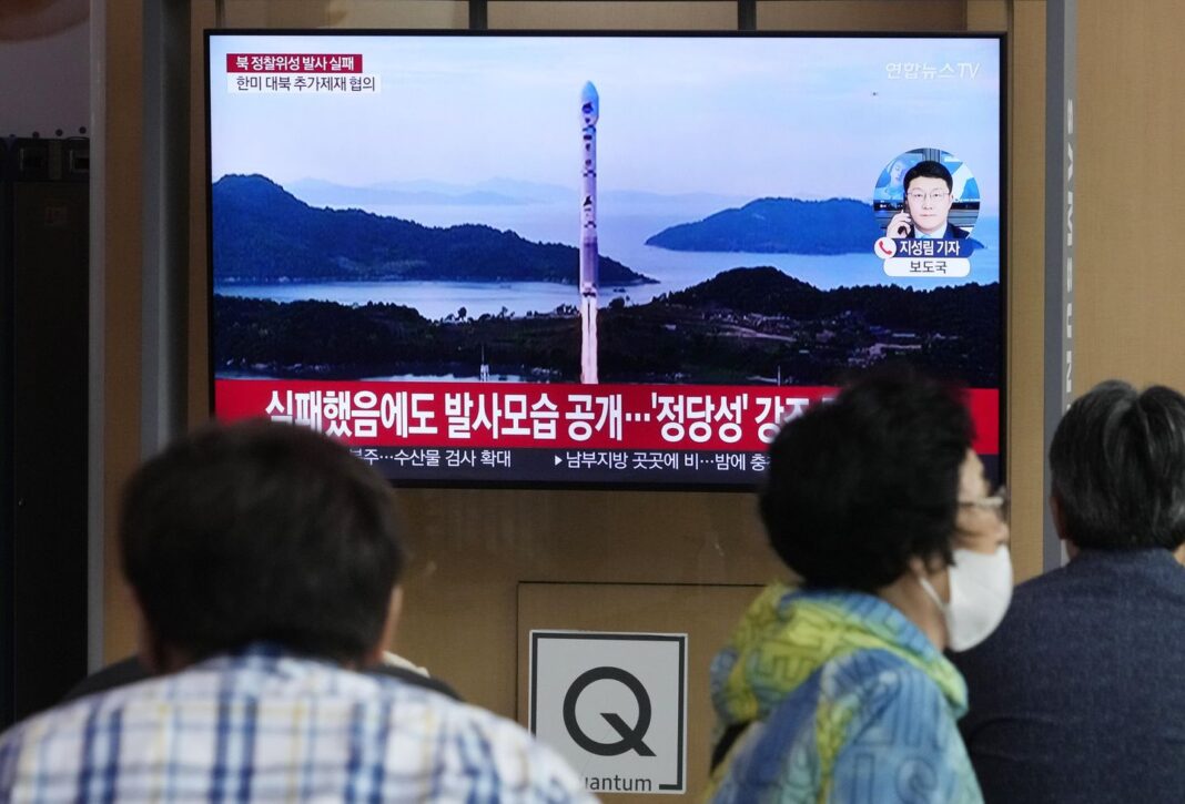 U.S., allies clash with Russia, China over North Korea's failed military spy satellite launch