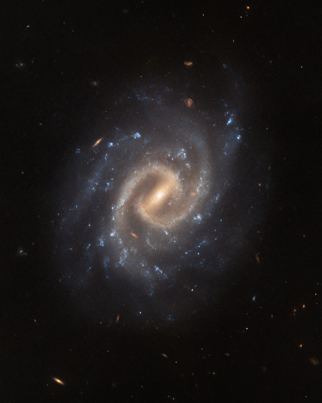 Hubble Peers at a Tranquil Galaxy