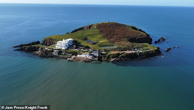 Burgh Island is located just 250 metres off the mainland, with the nearest place being Bigbury on Sea, Devon