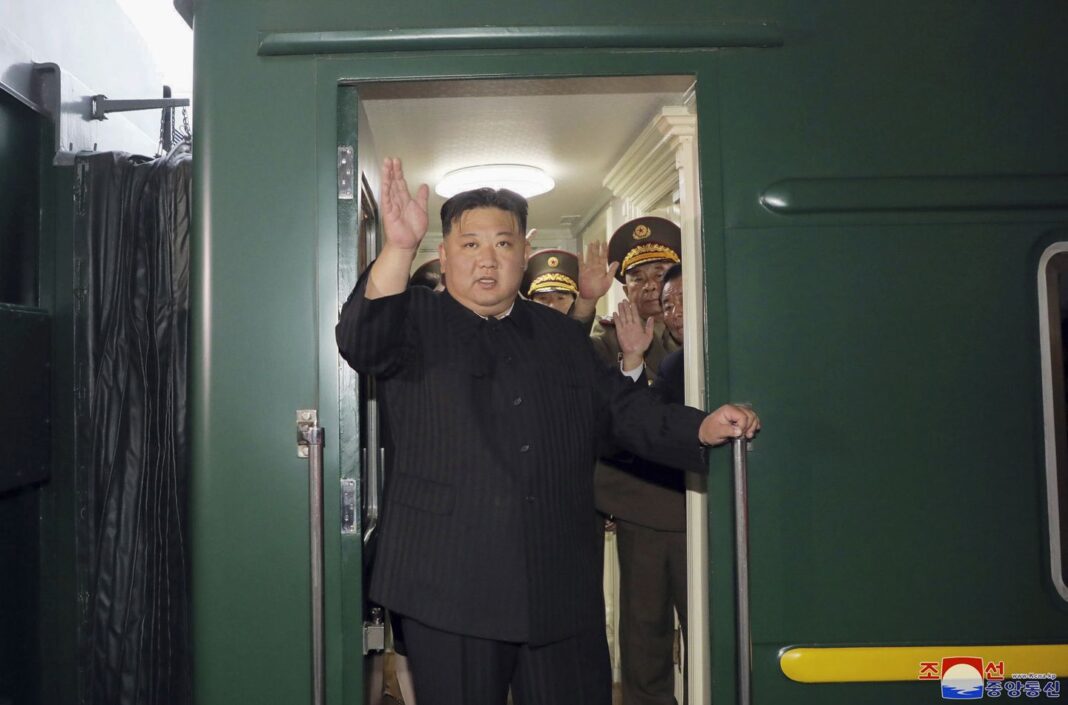 Kim Jong-un arrives in Russia before expected meeting with Vladimir Putin