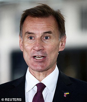 Warning: Chancellor Jeremy Hunt