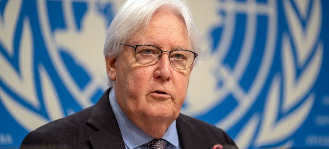 Martin Griffiths, UN Emergency Releif Coordinator in Geneva, Switzerland.