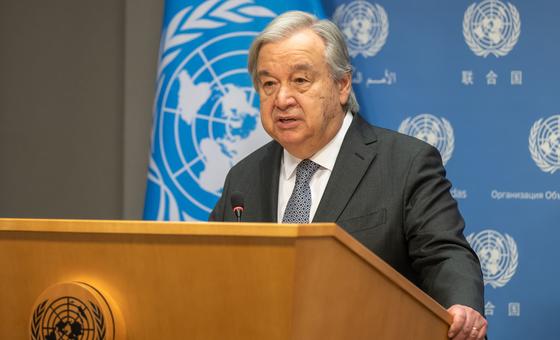 Guterres ‘horrified’ by strike on ambulance convoy in Gaza