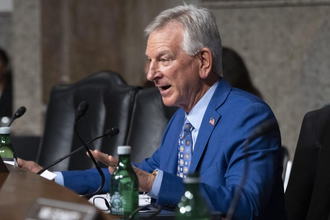 Senate Republicans grudgingly warm to Democrats' plan to end Tuberville's military holds