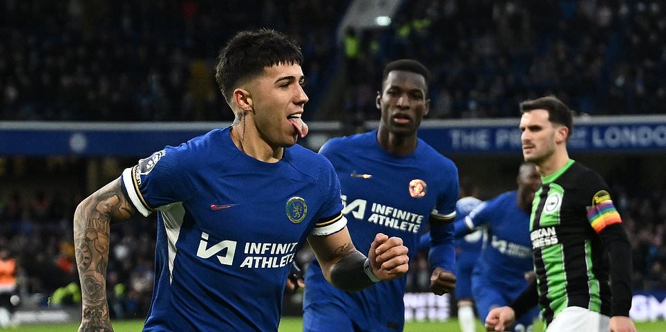 Chelsea 3-2 Brighton - Premier League: Live score, team news and updates as Enzo Fernandes scores a brace to give Blues vital win, as Liverpool seal dramatic 4-3 victory