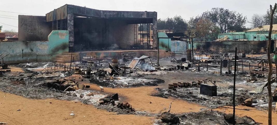 On April 27, 2023, the Al-Imam Al-Kadhim School in Al-Geneina City, West Darfur State, which had been serving as an Internally Displaced Persons (IDP) shelter, was burned to the ground amidst the ongoing crisis in Sudan.