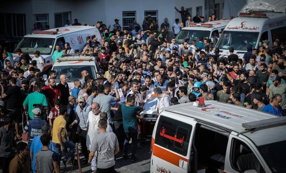 ‘Humanitarian disaster zone’: Gaza hospital capacity decimated – WHO