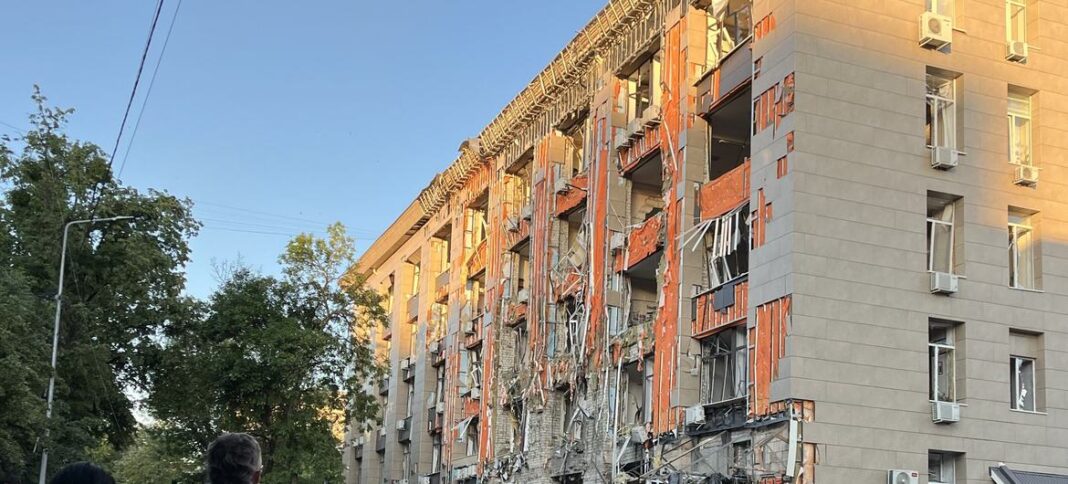 Attack on residential area of Kharkiv on Saturday 25 May