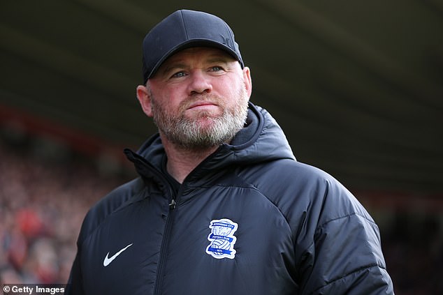 Wayne Rooney endured a disapointing period in charge of Birmingham City last season