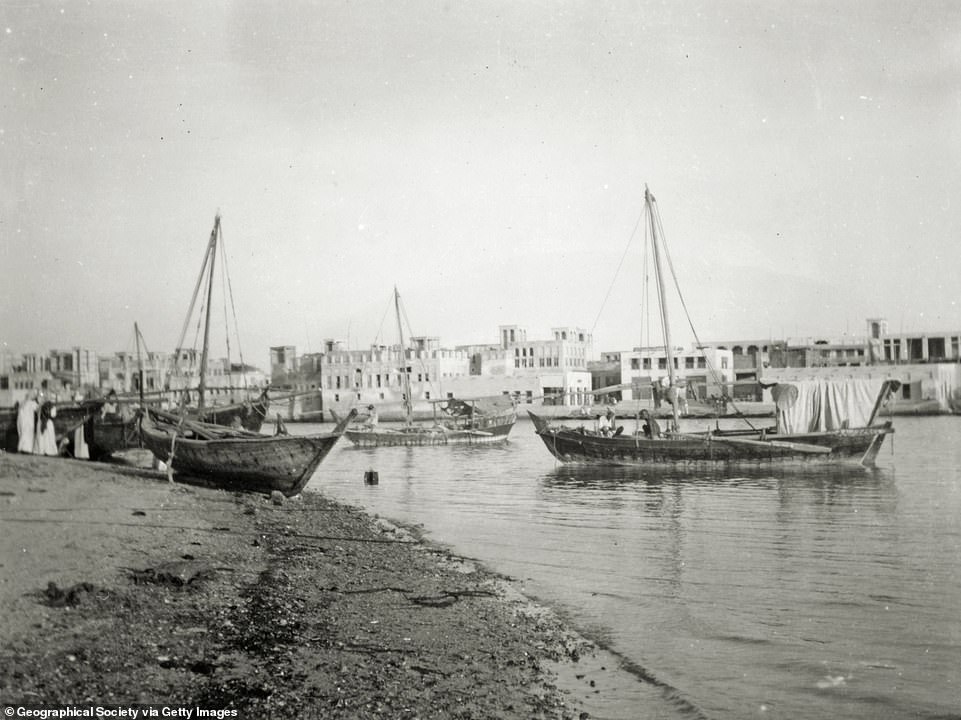 Then and now: Fascinating historical photos show how Dubai changed from a simple fishing village into one of the world's flashiest holiday hotspots