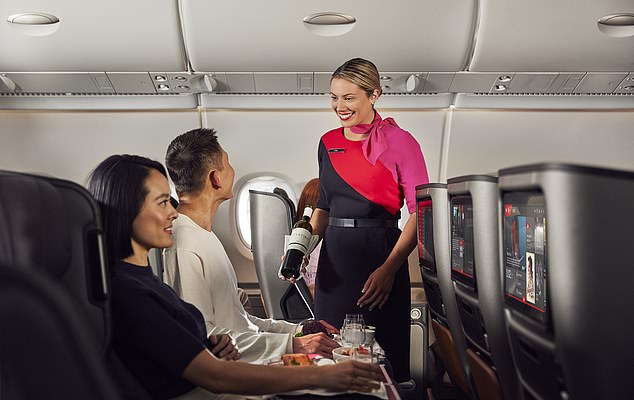 Qantas announced it would overhaul the brands signature navy, red and fuchsia colour themed uniforms for the first time in more than 10 years