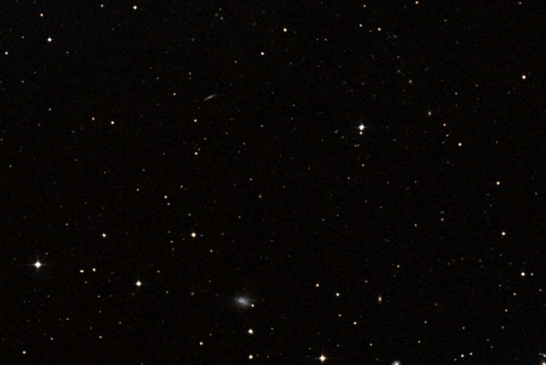 A tiny nearby galaxy is home to a shockingly enormous black hole